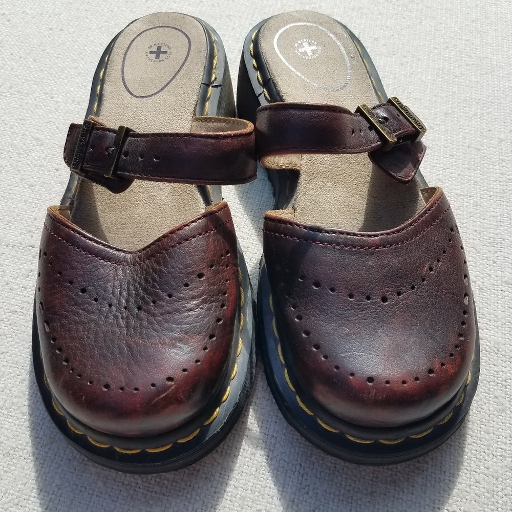 Dr Martens Mary Jane Slip Ons Mules Clogs